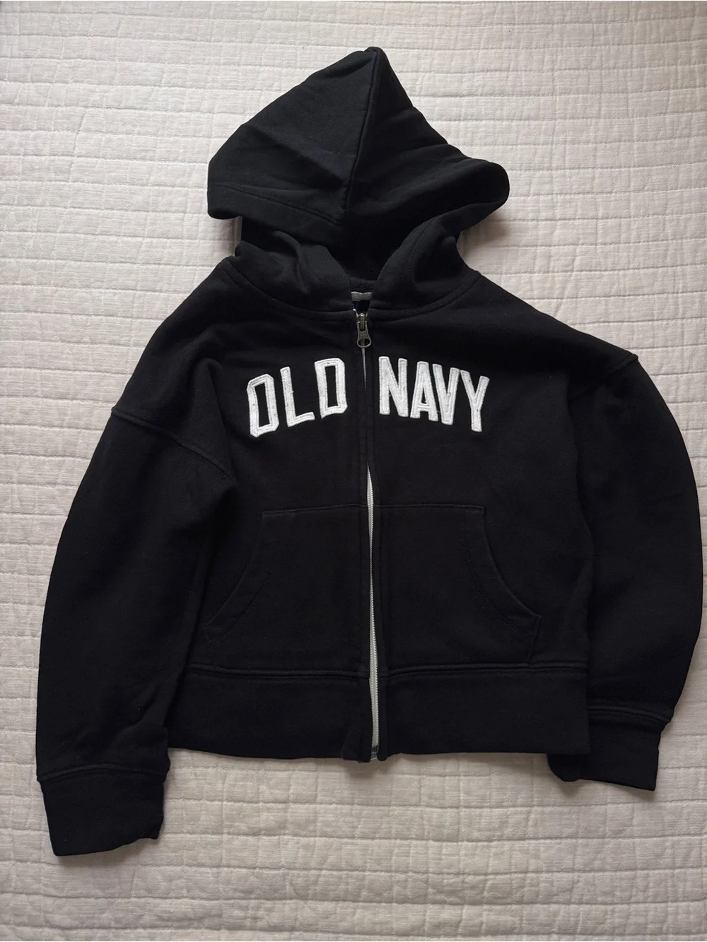 Old Navy Kids' Black Zip-Up Hoodie